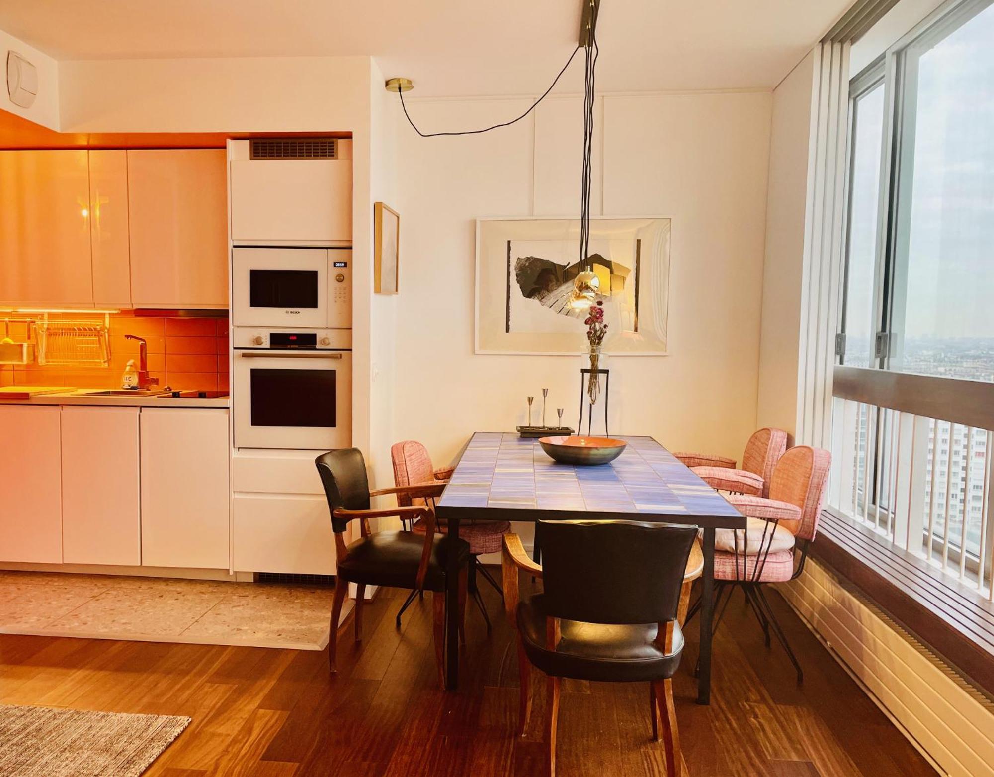 Panoramique Vue New Design Proche Tour Eiffel Apartment